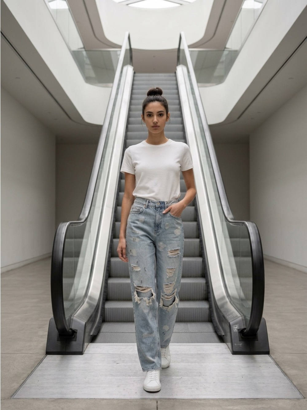 Pacsun Juniors 25 (choose) 90’s Boyfriend Speckled Ripped Jeans